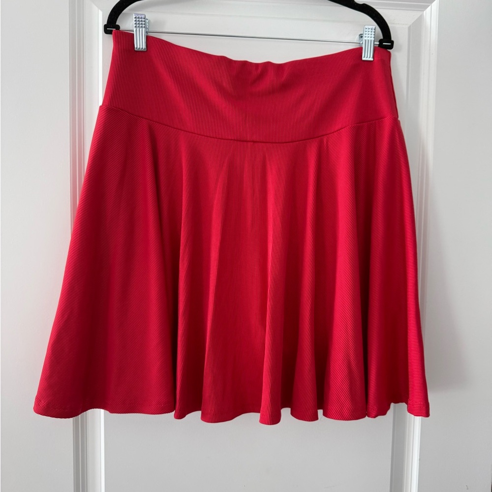 SHEIN Vibrant Red Mini Skort